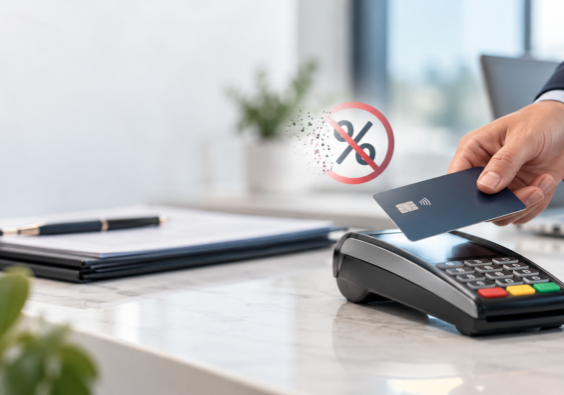 Contactless Payment, No Surcharge